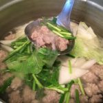 豚肉と春雨のスープ